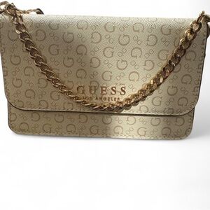 Guess Gold Chain Shoulder Bag